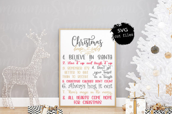 Christmas House Rules: A Crafts Asset for Festive Branding