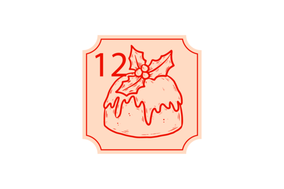 Christmas Stickers Cake Svg: Illustrations for Sellers
