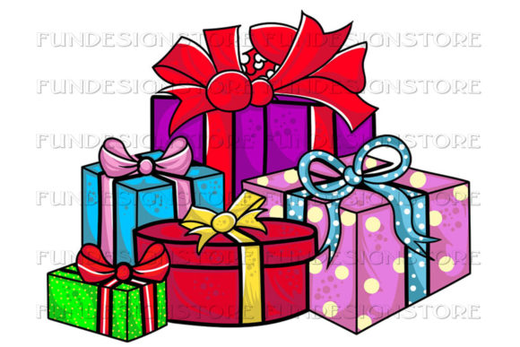 Christmas, Thanksgiving, Presents Png: Festive Illustrations