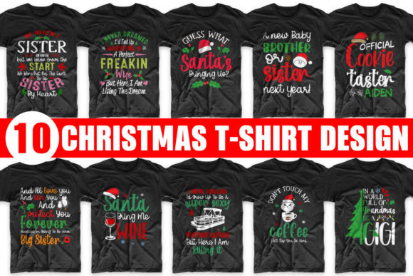 Christmas Tshirt Crafts PNG Bundle 1 Review