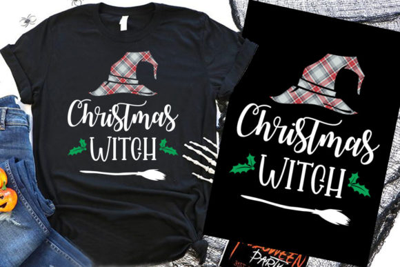 Christmas Witch Halloween T-Shirt Designs Review