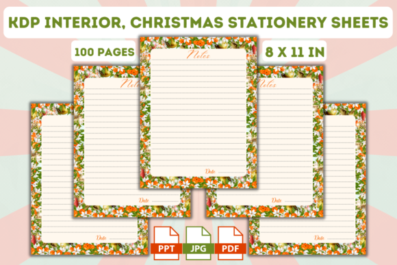 KDP Interior, Christmas Stationary Sheet Review