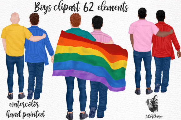 LGBTQ Male Clipart Gay Couples LGBTQ Mug: Illustrations Review
