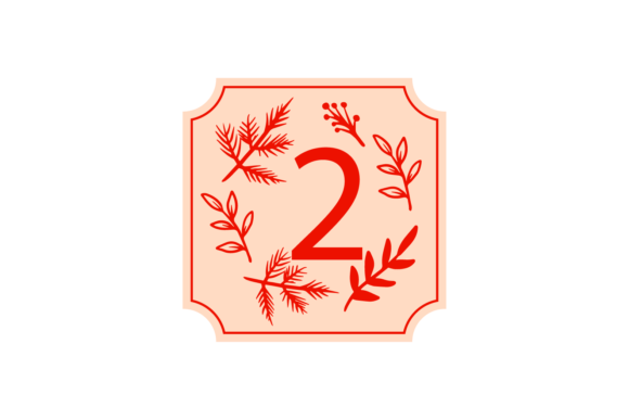 Review: Christmas Stickers Floral Number 2 Svg Illustrations