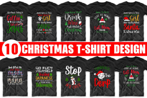Review: Christmas Tshirt Crafts PNG Bundle 2 for Embroidery