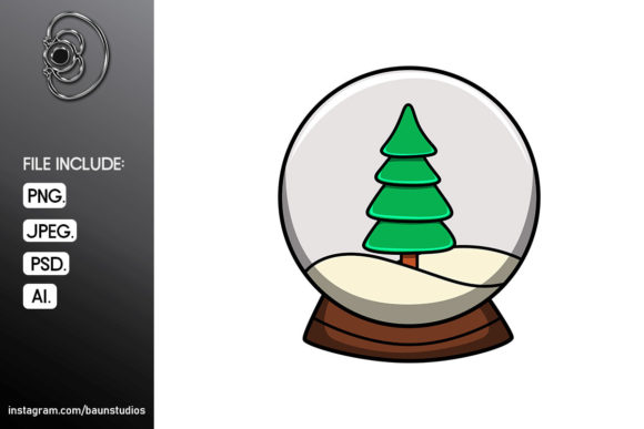 Reviewing Christmas Crystal Ball Cartoon for Holiday Stitching
