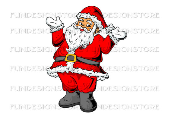 Santa Clous & Holiday Illustrations for Branding