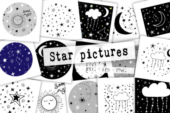 Star Pictures, Posters, Postcards: Premium Illustrations
